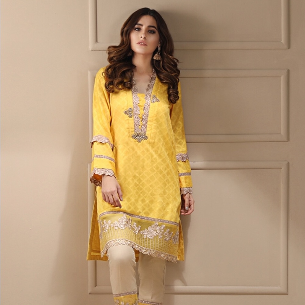 2pcs trendy cotton net jacquard shirt and pant!